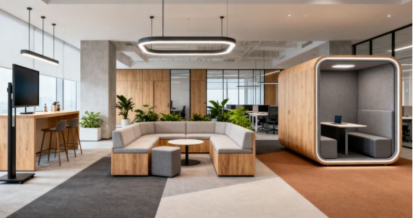 从智能座舱到智慧办公：智能汽车引领的办公室装修行业价值重构(图2)