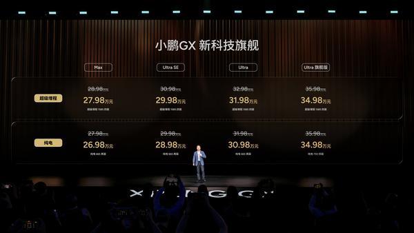 用科技重新定义旗舰：小鹏GX正式上市限时权益价2698万元起