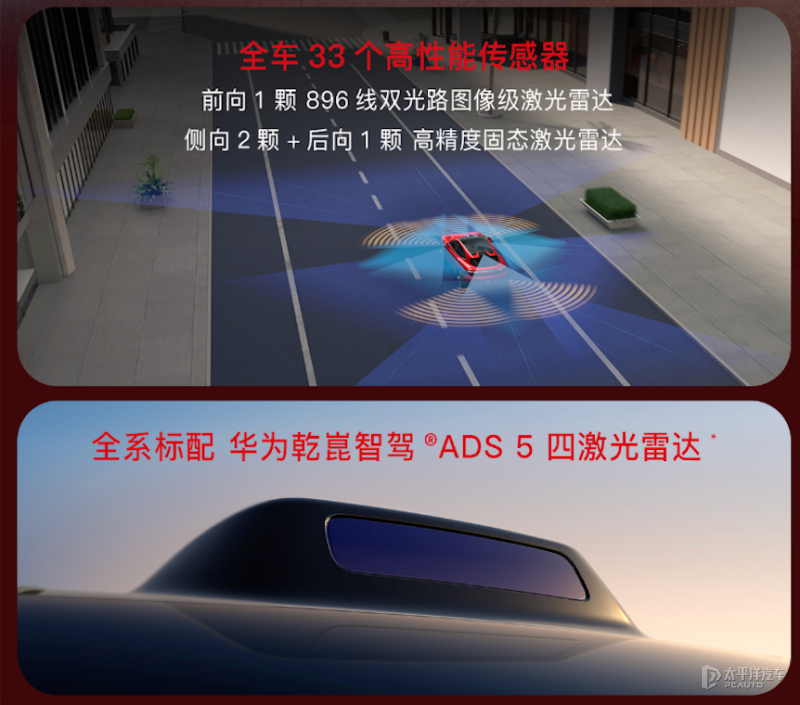 岚图追光S全系标配华为乾崑智驾ADS5与四激光雷达(图6)
