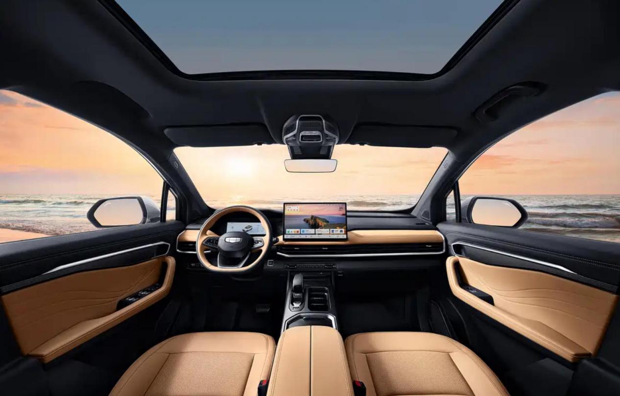 吉利第三代豪越L图片 搭载Flyme Auto智能座舱系统(图2)