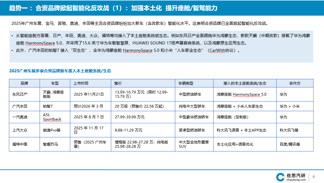 合资反攻、大模型深度上车！2025 广州车展智能座舱卷出新高度(图1)