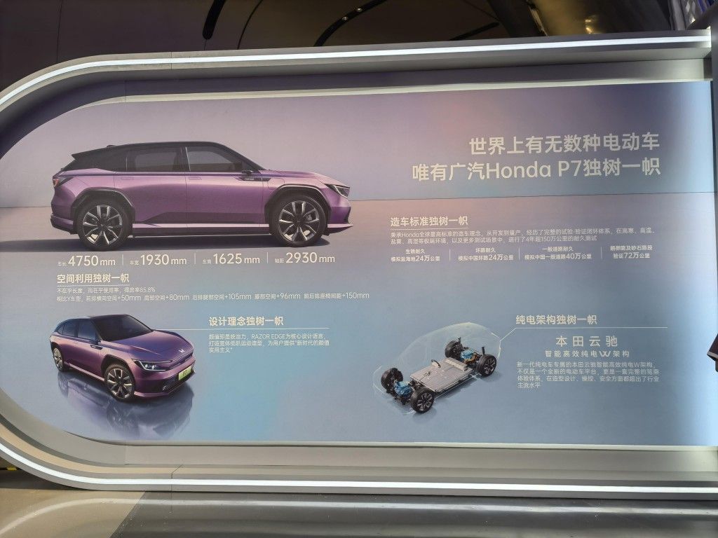 那么豪华那么美！广汽本田P7劲爆价1999万元起(图3)